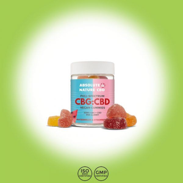 CBG CBD Mixed Fruit Flavor Gummies