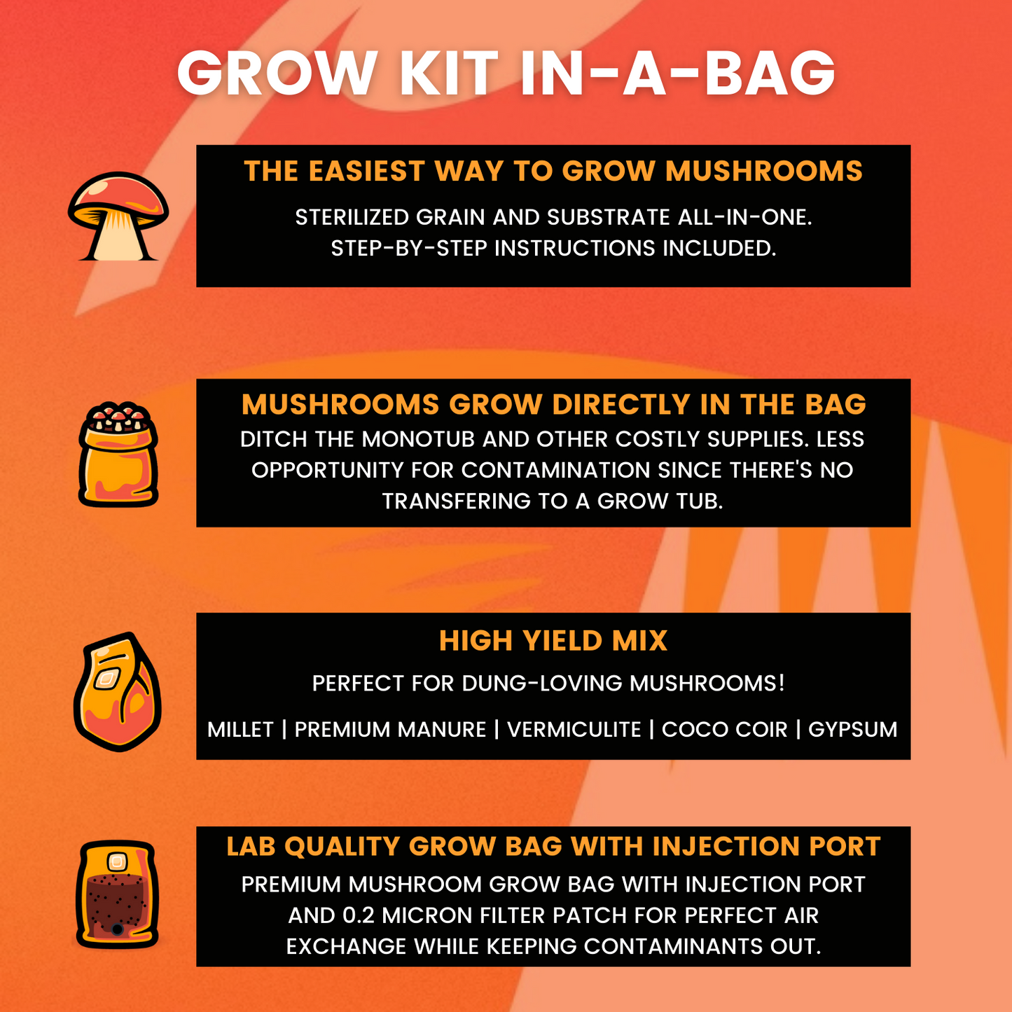 Mushroom Grow Kit In A Bag™