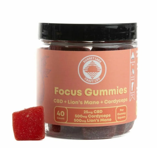 Focus Functional Mushroom Gummies + CBD