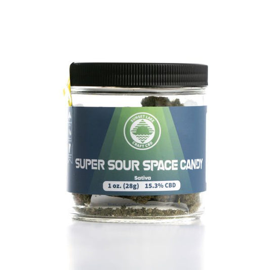 Super Sour Space Candy Hemp Flower – 15.3% CBD