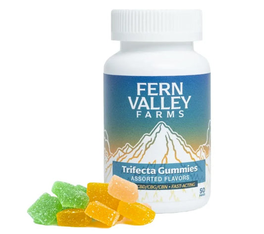 Trifecta CBD CBG CBN Gummies | 30mg | Fast-Acting